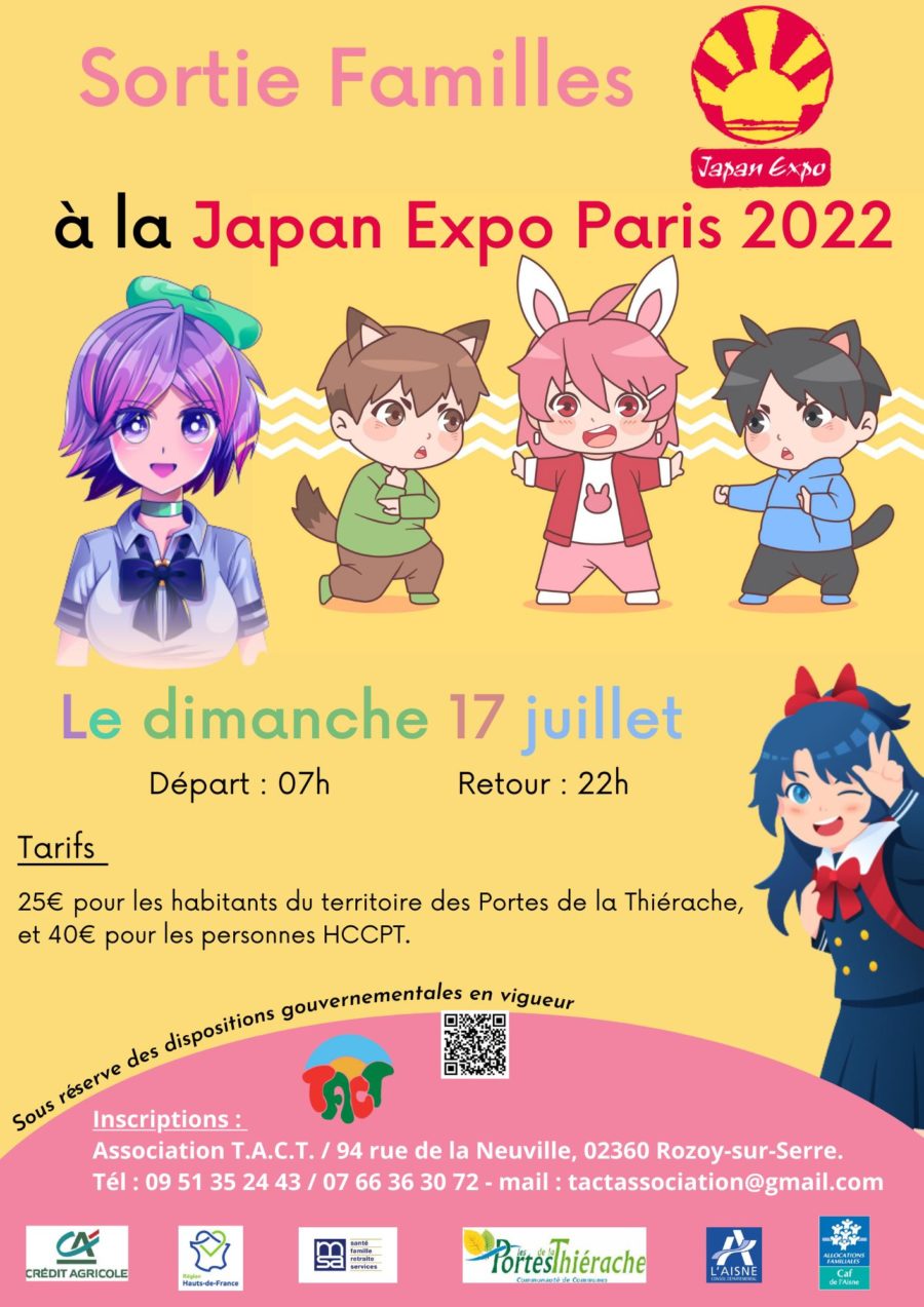 You are currently viewing Sortie Familles Japan Expo 2022
