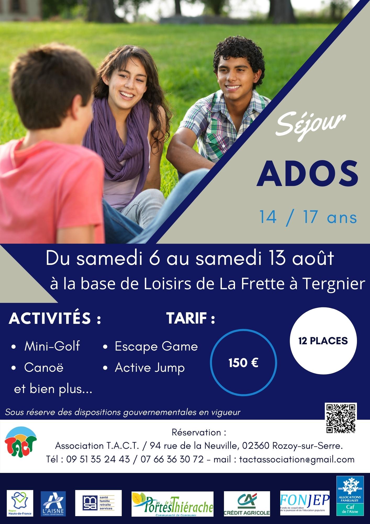 You are currently viewing Séjour Ados 14 / 17 ans